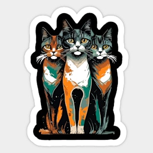 Cute Cats Sticker